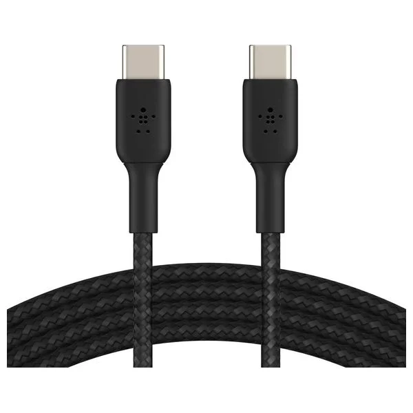 كيبل بيلكين BoostCharge مجدول من USB-C إلى USB-C بطول 1 متر - أبيض — 2