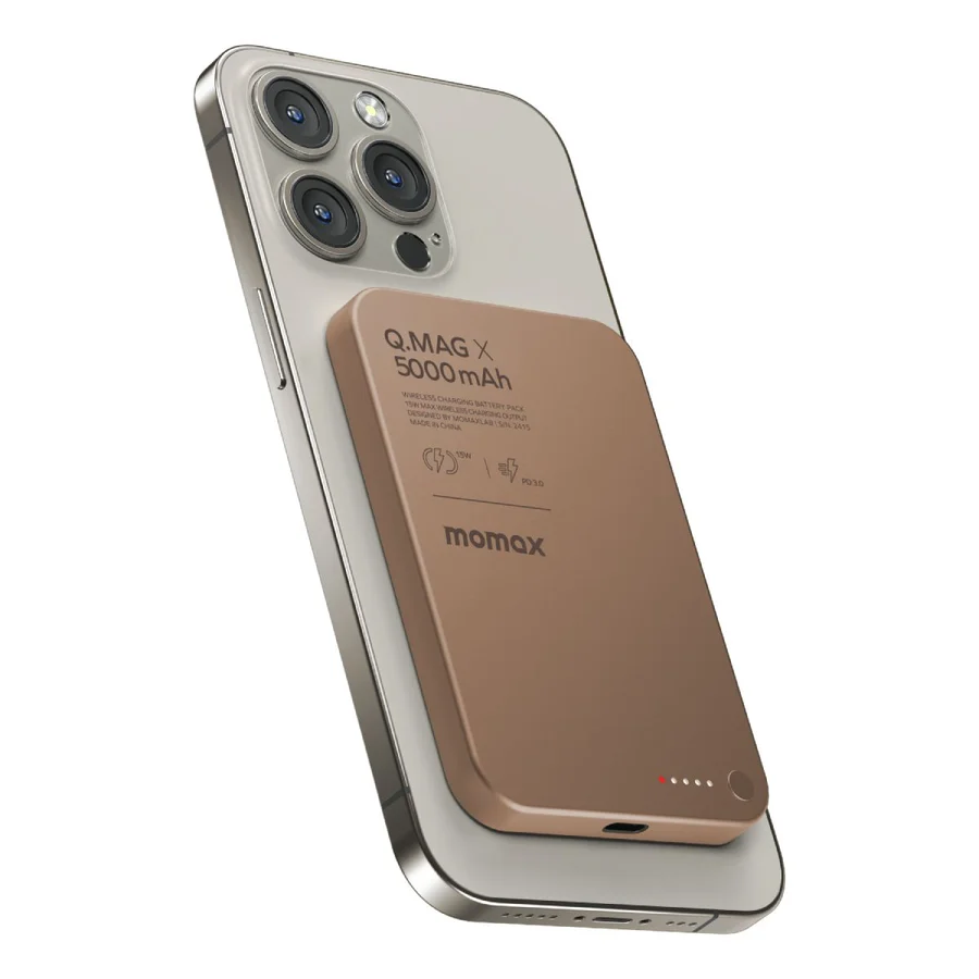 شاحن Momax Q.Mag X اللاسلكي 5000mAh مع مغناطيسية MagSafe - 3701 — 3