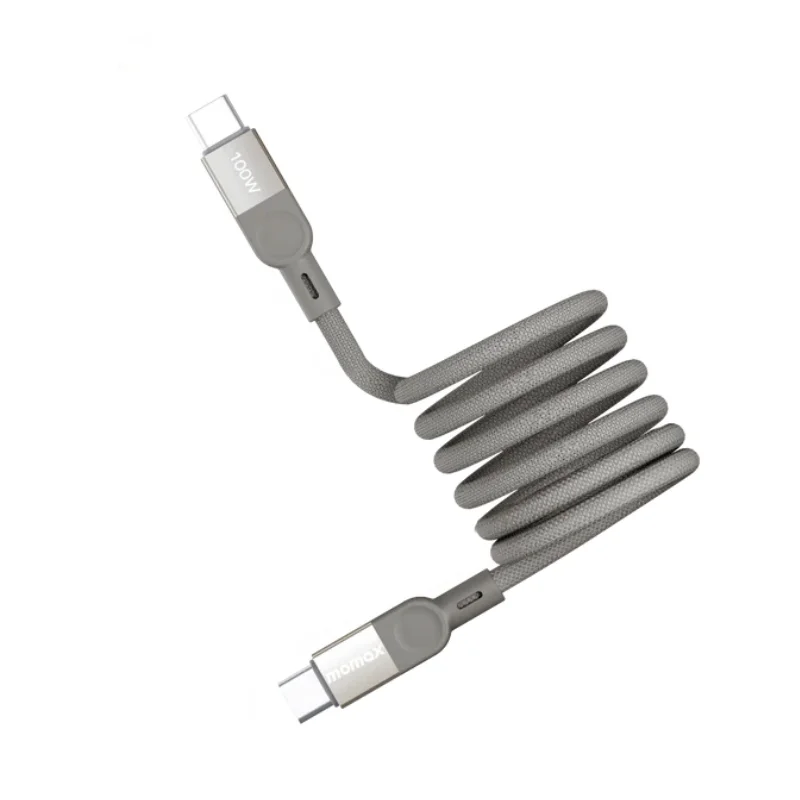 كيبل مغناطيسي Momax Mag Link USB-C إلى USB-C بقوة 100 واط - 3242 — 3
