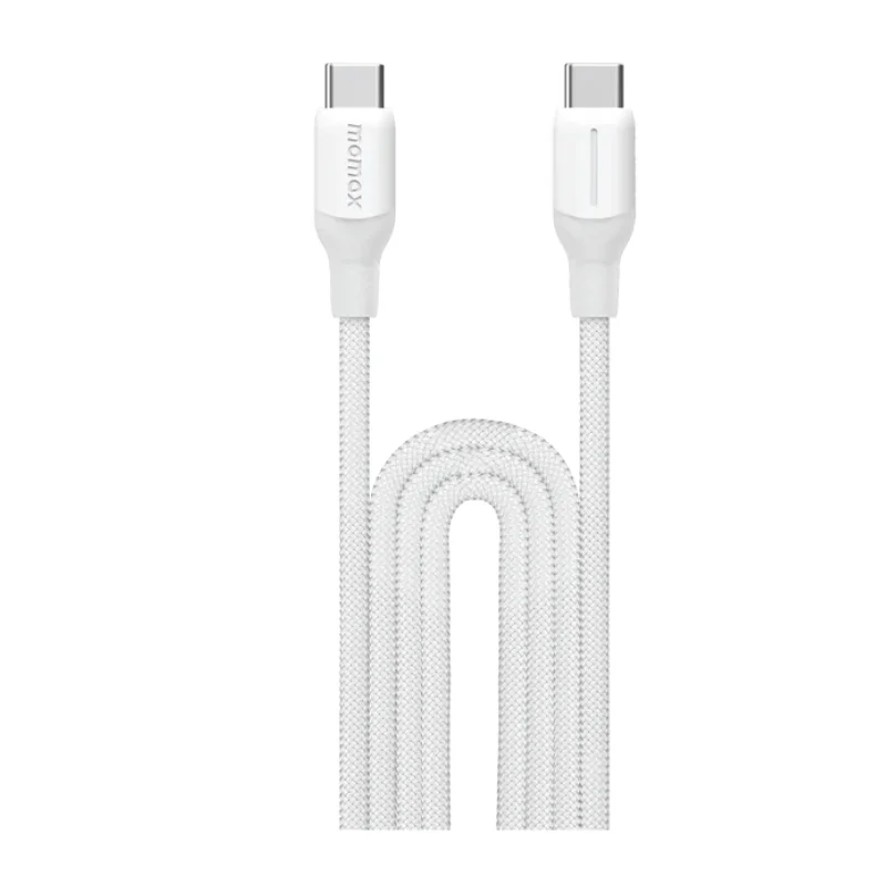 كيبل مومكس 1-Link Flow USB-C إلى USB-C مضفر بقدرة 100 واط طول 2 متر — 3