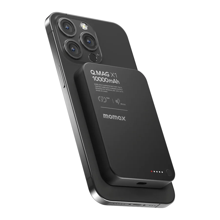 بطارية Momax Q.Mag X1 Qi2 مغناطيسية لاسلكية 10000mAh - الجيل الثاني - 3682 — 2