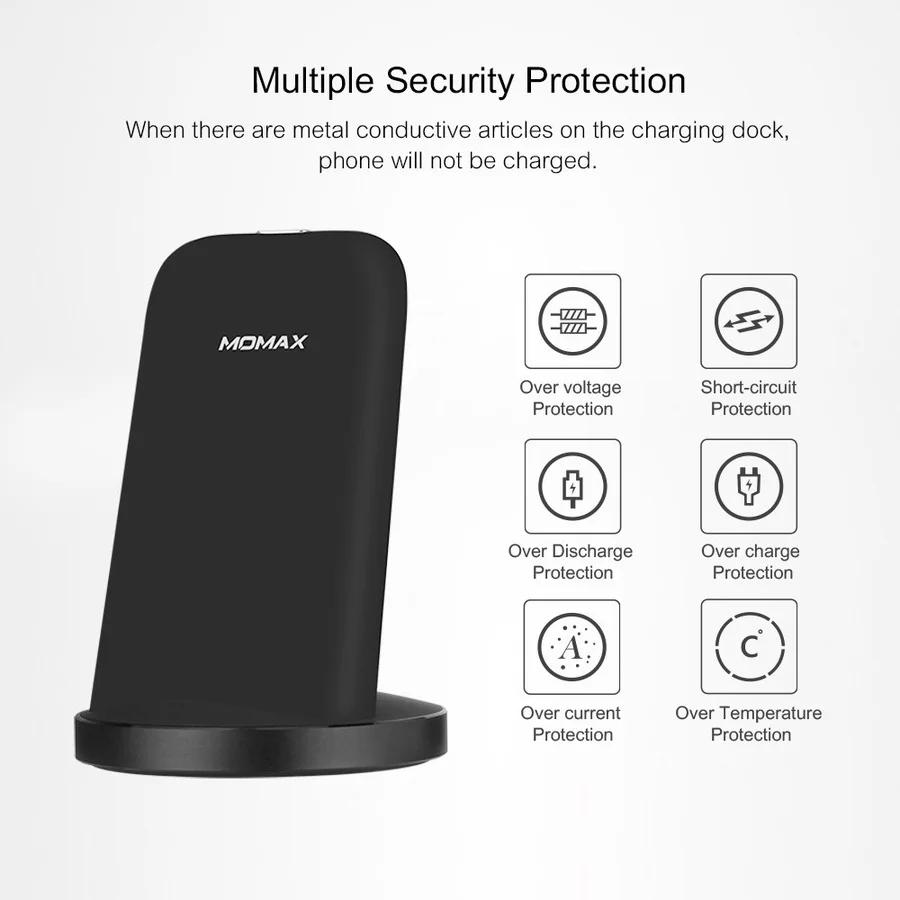 شاحن محمول Momax UD5D عالي السعة مع تقنية الشحن السريع - 3608 — 2