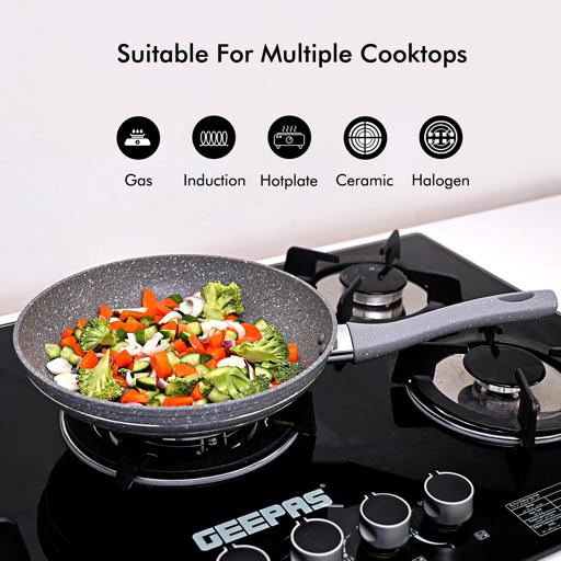 مقلاة ذكية بطبقة رخامية متينة للطهي الصحي من رويال فورد PAN-30 RF9465 — 8