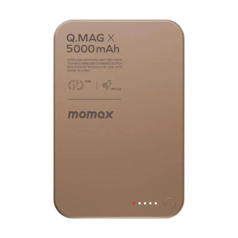 شاحن Momax Q.Mag X اللاسلكي 5000mAh مع مغناطيسية MagSafe - 3701 — 2