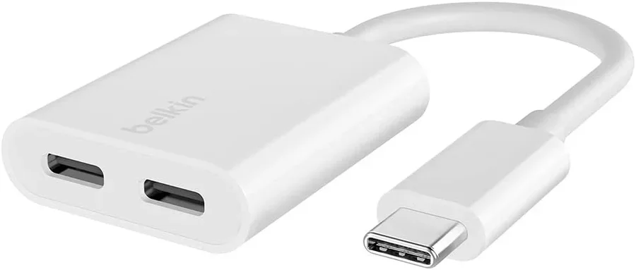 محول بيلكن روكستار USB-C للصوت والشحن — 2