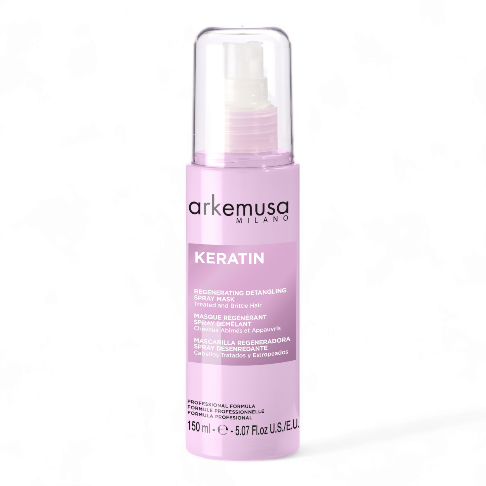 ARKEMUSA Keratin Regenerating Hair Care Set مجموعة العناية بالشعر اركيموزا بالكيراتين مصممة للشعر التالف أو الجاف أو الهش. — 2