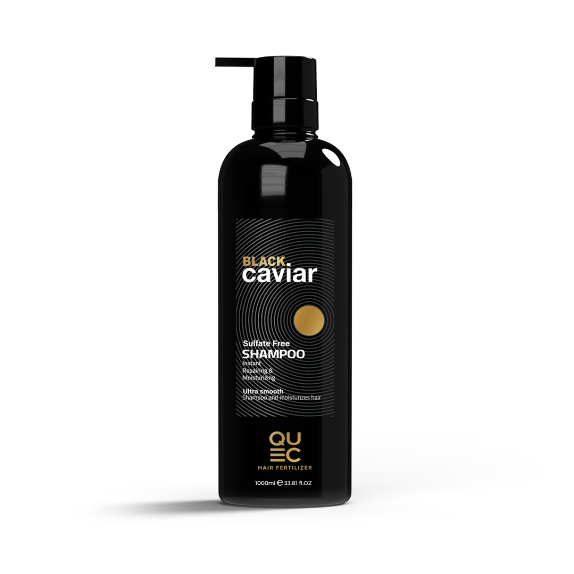 QUEC SHAMPOO BLACK CAVIAR 1000ML-كويك شامبو بلاك كافيار 1000مل — 2