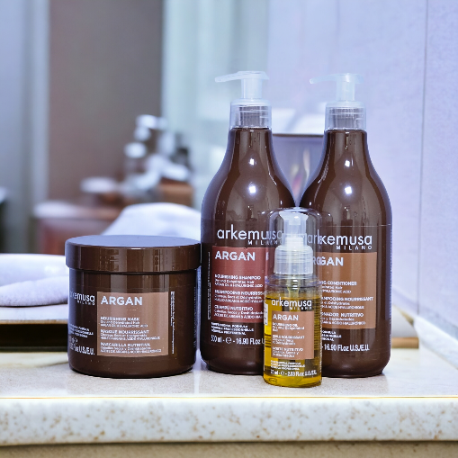 ARKEMUSA Argan Nourishing Hair Care Set  مجموعة اركيموزا بزيت الأركان للعناية بالشعر — 6