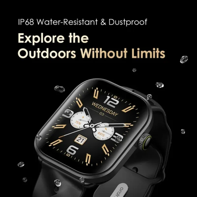ساعة ذكية Oraimo Watch Pro AM 1.85″ AMOLED IP68 5637 — 3