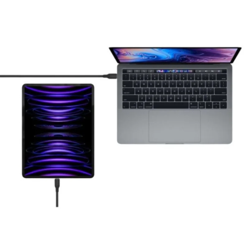 كيبل مومكس 1-Link Flow USB-C إلى USB-C مضفر بقدرة 100 واط طول 2 متر — 2