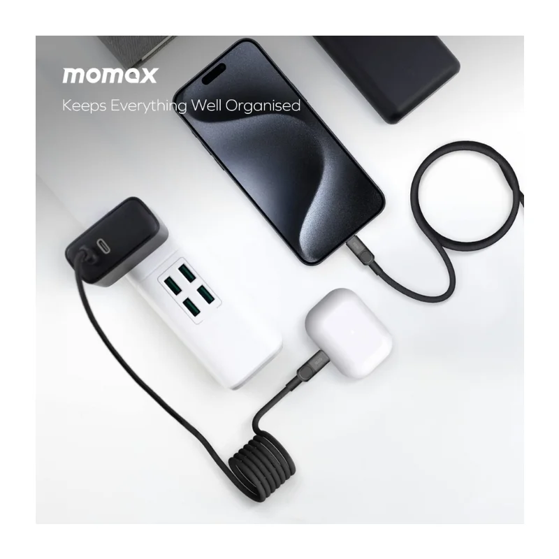 كابل مومكس Mag.Link مغناطيسي USB-C إلى USB-C بقدرة 100 واط بطول 1 متر — 11