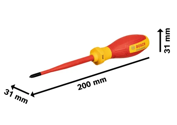 مفك عازل كهربائي VDE PH2 بطول 100 مم - GT59433 — 2