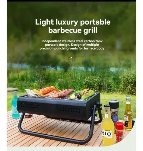 شواية فحم محمولة مستطيلة Portable Barbecue Grill – Model CA-27 — 2