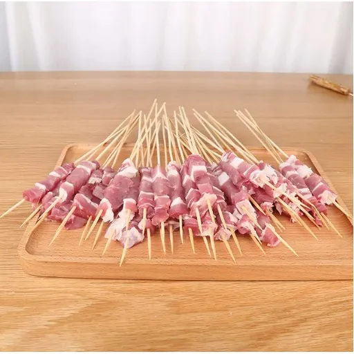 اعواد شواء خشبية 100 قطعة Bamboo Barbecue Sticks Set 100 Pcs — 2