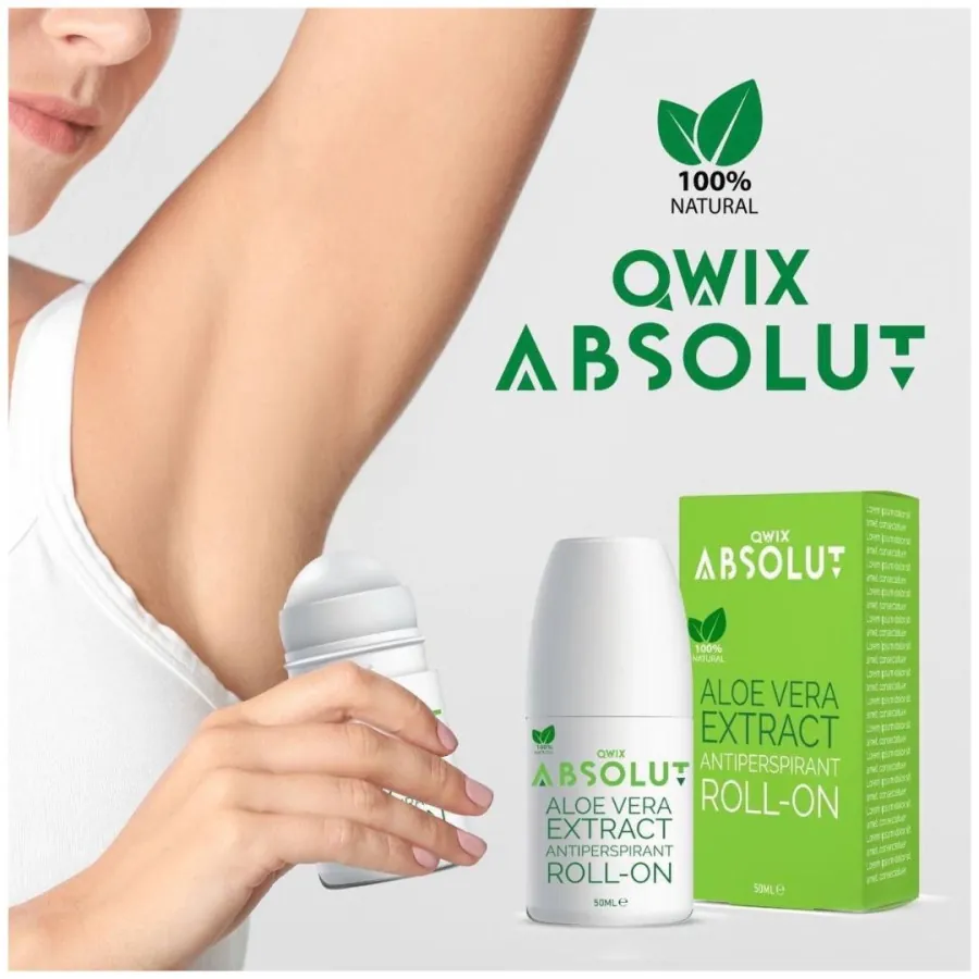 مزيل عرق رول أون ألوفيرا من أويكس أبسولوت OWIX ABSOLUT Aloe Vera Extract Antiperspirant Roll-On 50ml — 2