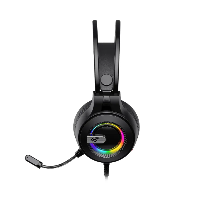 سماعة ألعاب هافيت 3.5مم بإضاءة RGB – Havit Gamenote H2040d HAVIT GAMENOTE H2040d 3.5MM Gaming Headphone — 3