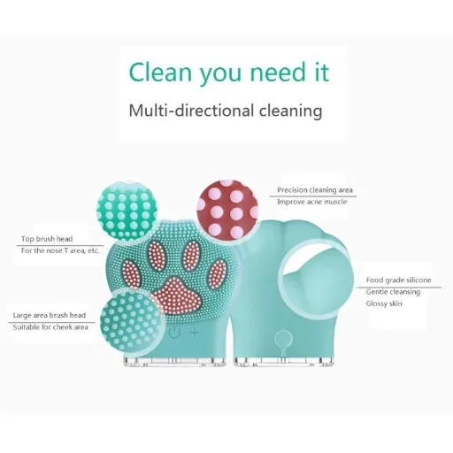 Silicone Facial Cleansing Brush فرشاة سليكونية لتنظيف الوجه — 4