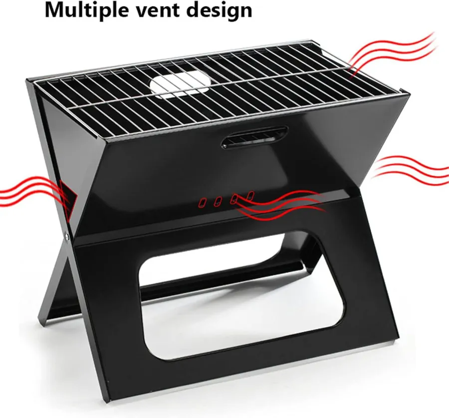 شواية فحم محمولة قابلة للطي مقاس 48×27.5 سم XINWAN Portable Foldable BBQ Grill – MD-8018B — 3