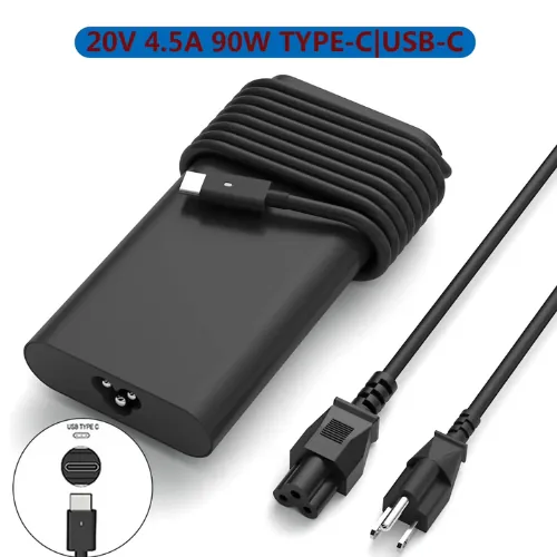 شاحن ومزود طاقة أصلي Dell 90W للابتوب (الفيشة type C) — 2