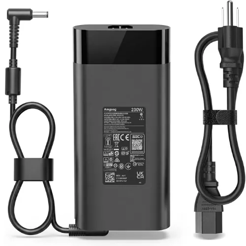 شاحن لابتوب HP أصلي بقدرة 230 واط (برأس ذكي فيشة زرقاء) — 2