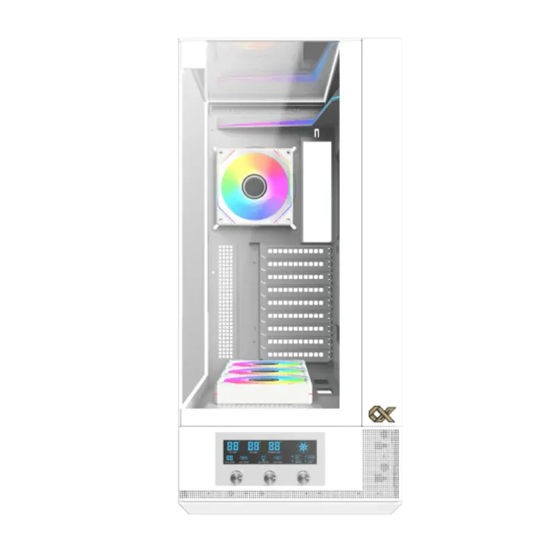 XIGMATEK VISION PRO ARCTIC – E-ATX Mid-Tower PC Case – White — 6