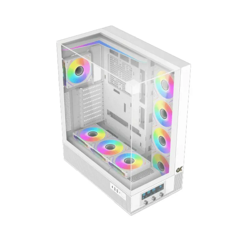 XIGMATEK VISION PRO ARCTIC – E-ATX Mid-Tower PC Case – White — 3