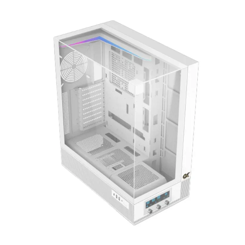 XIGMATEK VISION PRO ARCTIC – E-ATX Mid-Tower PC Case – White — 5