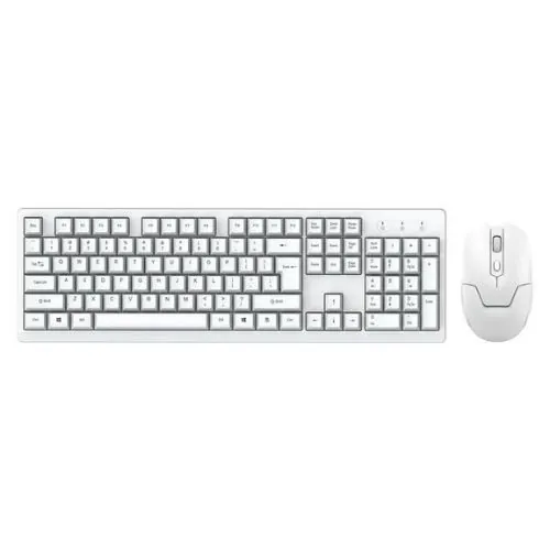 Stinger SKM-200 2.4G AR/EN Keyboard & Mouse 104 Keys (White) — 2