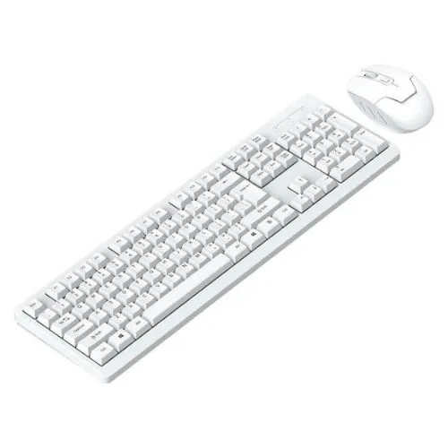 Stinger SKM-200 2.4G AR/EN Keyboard & Mouse 104 Keys (White) — 3