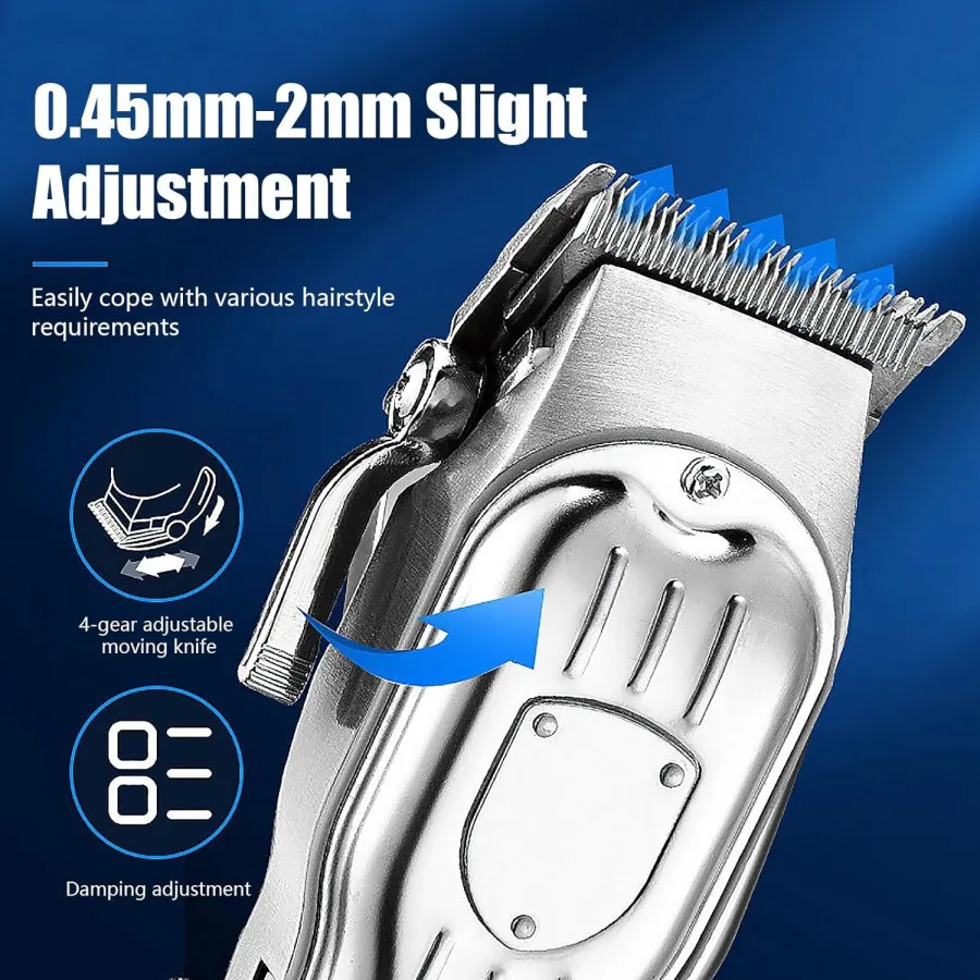 ماكينة حلاقة شعر احترافية قابلة للشحن – Hiena HYN-238 / YX-808 Professional Electric Hair Clipper – Hiena HYN-238 / YX-808 — 3