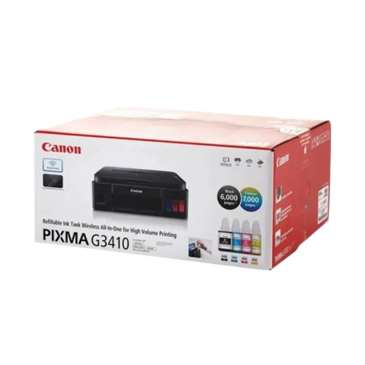 طابعهCanon PIXMA G3410 Wi-Fi Ink Tank All-in-One Printer — 4