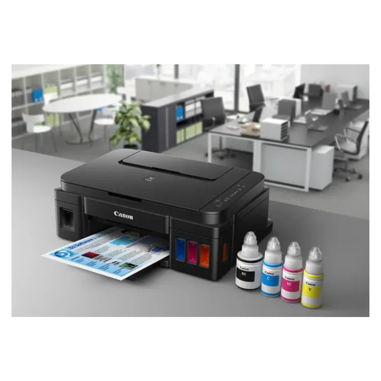 طابعهCanon PIXMA G3410 Wi-Fi Ink Tank All-in-One Printer — 2