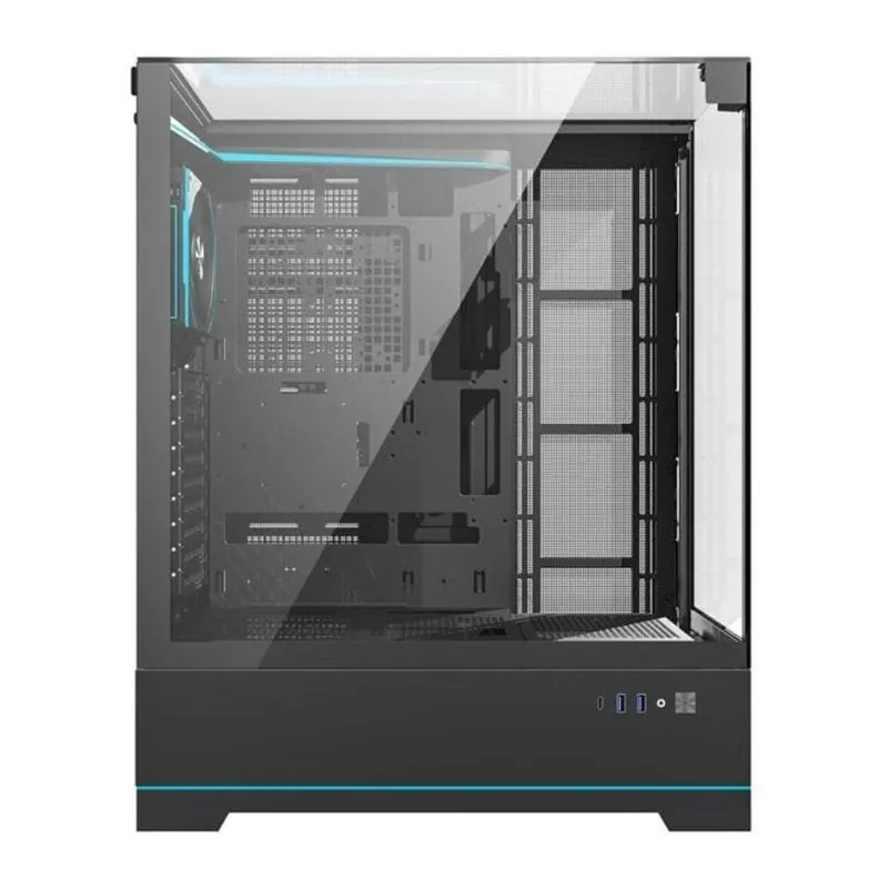 darkFlash DY450L Pro ATX Tempered Glass Gaming Case with 1 ARGB Fan – Black — 2