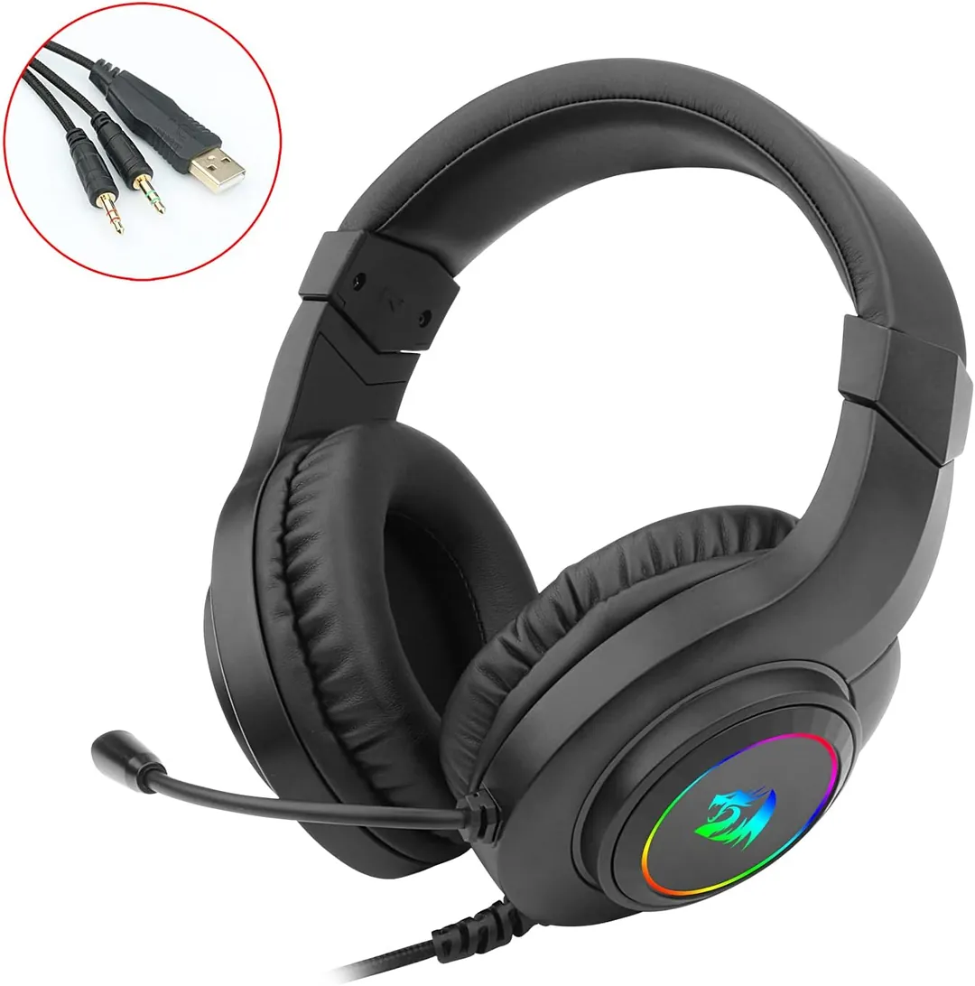 Redragon Hylas H260RGB Stereo RGB Gaming Headset – Black — 3