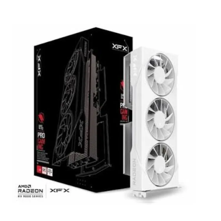 XFX SWIFT AMD RADEON RX 9060XT 16GB OC WHITE 3 — 3