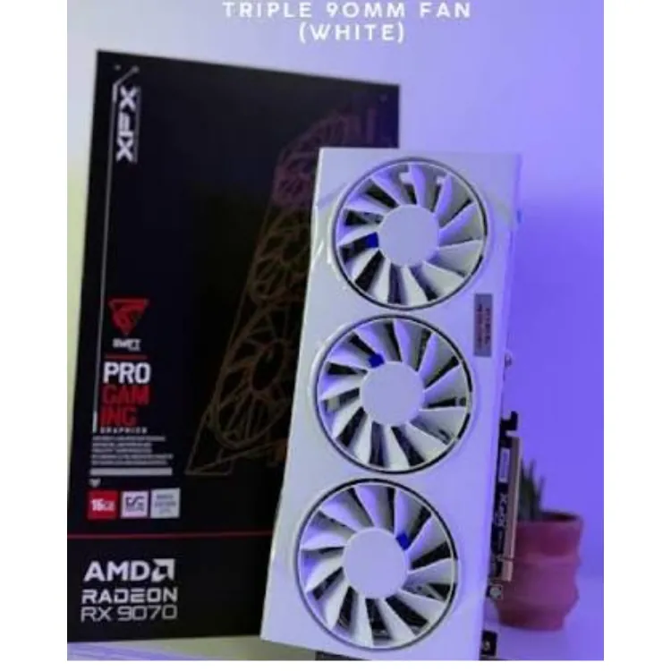 XFX SWIFT AMD RADEON RX 9070 OC 16GB WHITE — 2