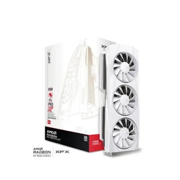 XFX QUICK SILVER AMD RADEON RX 9070XT 16GB WHIT — 2