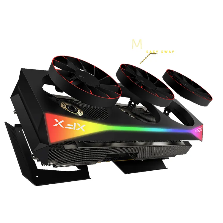 XFX MERCURY AMD RADEON RX 9070XT 16GB MAG AIR — 4