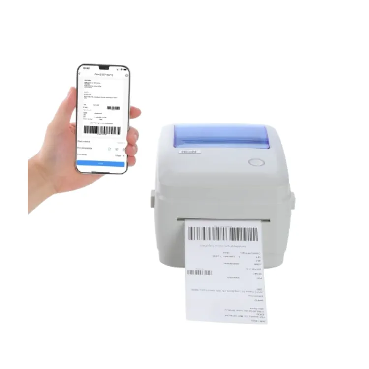 طابعهHoin HOP-HQ480B 4-Inch Thermal Label Printer – High-Speed Barcode Printing — 5