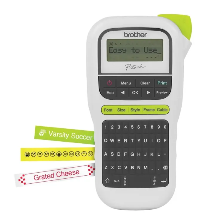 طابعة ملصقات براذر المحمولة P-Touch PT-H110  Brother P-Touch PT-H110 Label Maker — 3