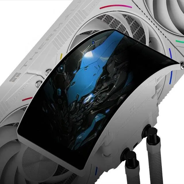 Thermal Cooler Rainbow Vision 360 Turbo ARGB (White) — 3