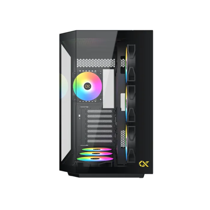 XIGMATEK CUBI II – E-ATX Mid-Tower PC Case – Black — 2
