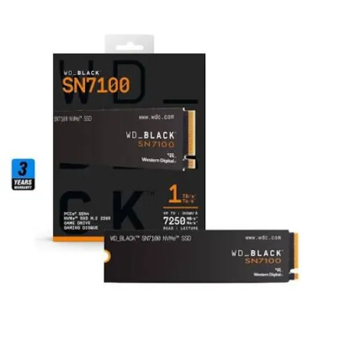 WD BLACK SN7100 1TB NVMe SSD PCIe 4.0 M.2 2280 – 7250MB/s — 2