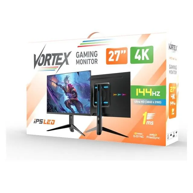 Vortex 27″ IPS 4K 144Hz Gaming Monitor — 2