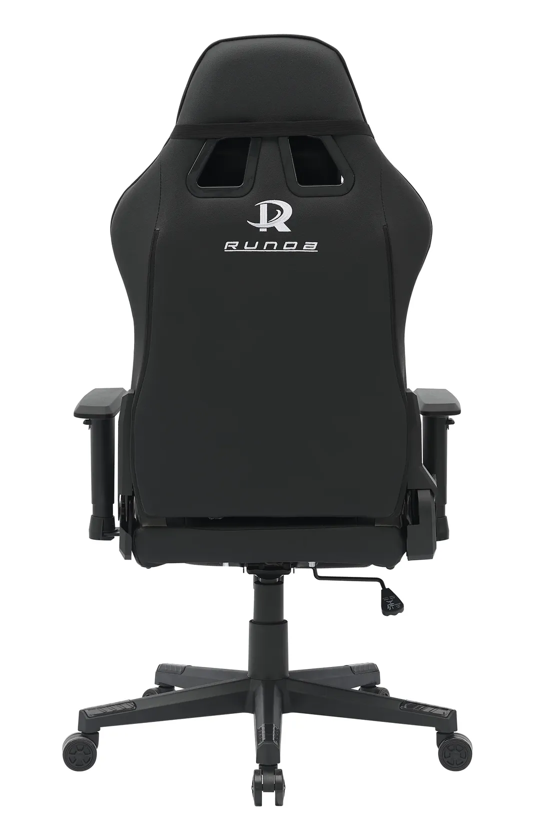 كرسي RUNDA GAMING CHAIR RD-6035 FOOTREST BLACK+RED — 2