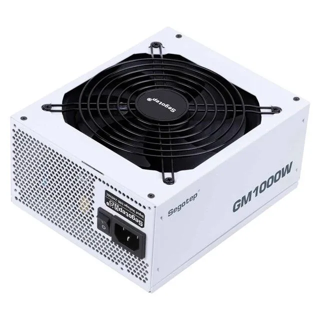 Segotep GM 1000W [Modular] 80+ Gold PSU (White) — 2