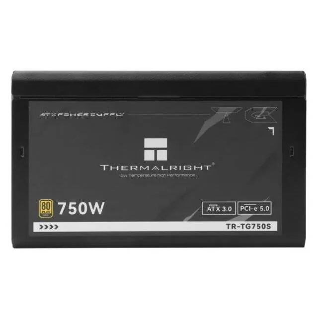 Thermalright TG750S 750W 80+ Gold [Non-Modular] PSU (Black) — 3