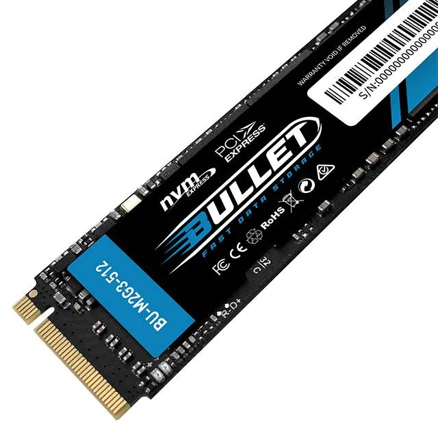 Bullet 512GB M.2 (2280) NVMe PCIe [Gen3x4] — 2