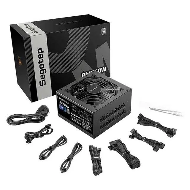 Segotep PM850W 80+ Platinum [Full Modular] PSU (Black) — 2