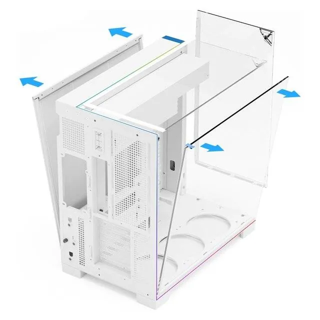 Thermalright TR-A70 Vision 5-Fan Case (White) — 3